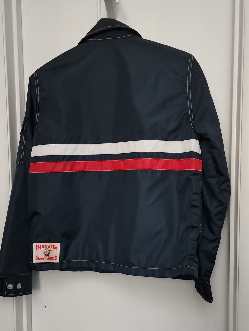 Birdwell Britches Navy Striped Lightweight Women's Jacket - Picture 7 of 7